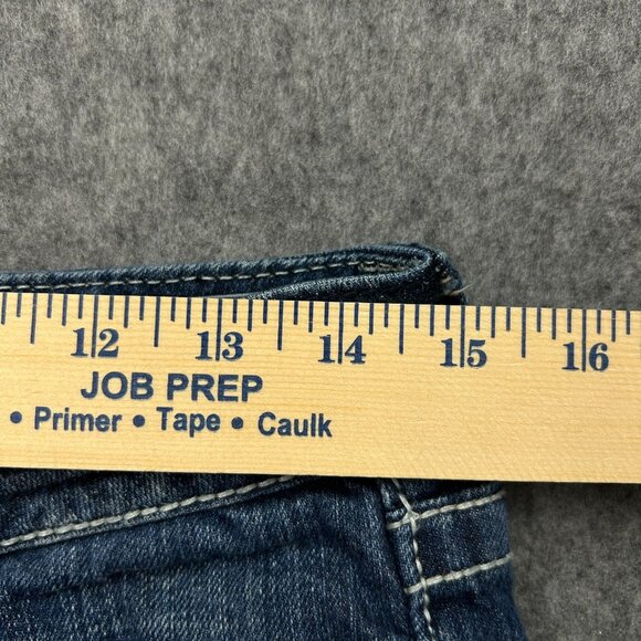 Miss Me Capri Jeans Women's Size 27 Low Rise Jeweled Medium Wash Denim - Picture 10 of 14